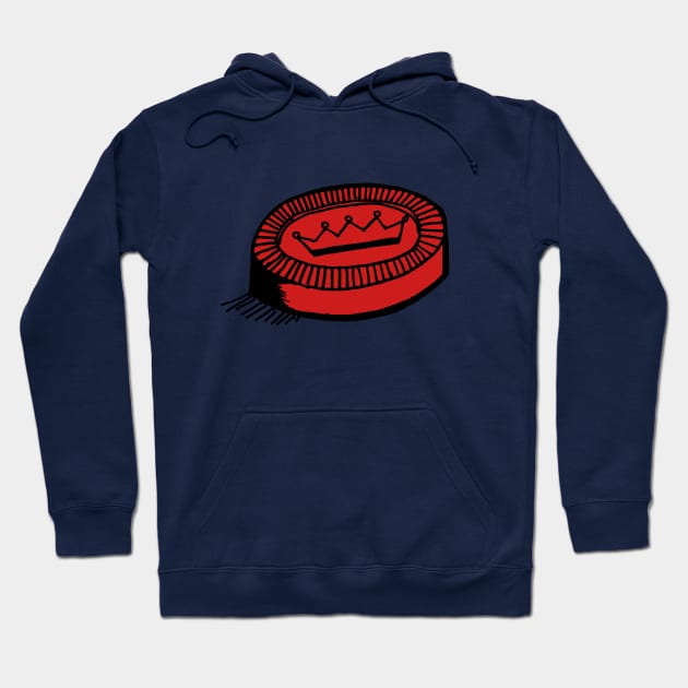 King Me Hoodie by SquibInk